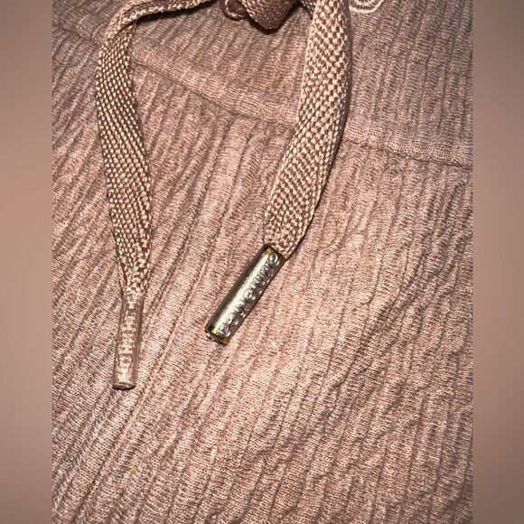 Lululemon Retreat Yourself Crop Heathered Soft Sand Textured Wide-Leg Pants 12 - Picture 8 of 8